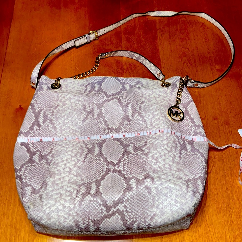 Michael Kors Snake skinned leather tote